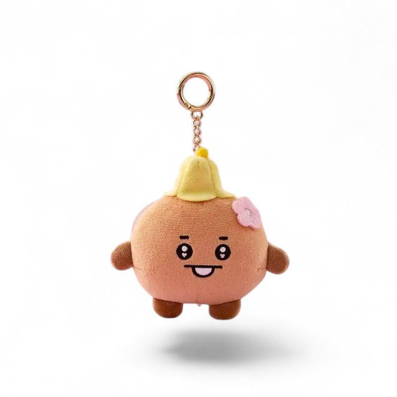 Porte-clés pendentif en peluche BT21 - BTS