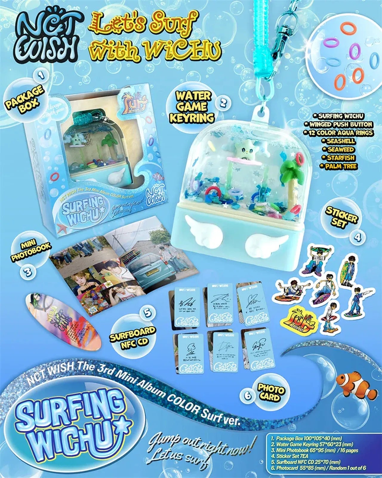 NCT WISH - 3rd Mini Album COLOR (Surf Ver.)