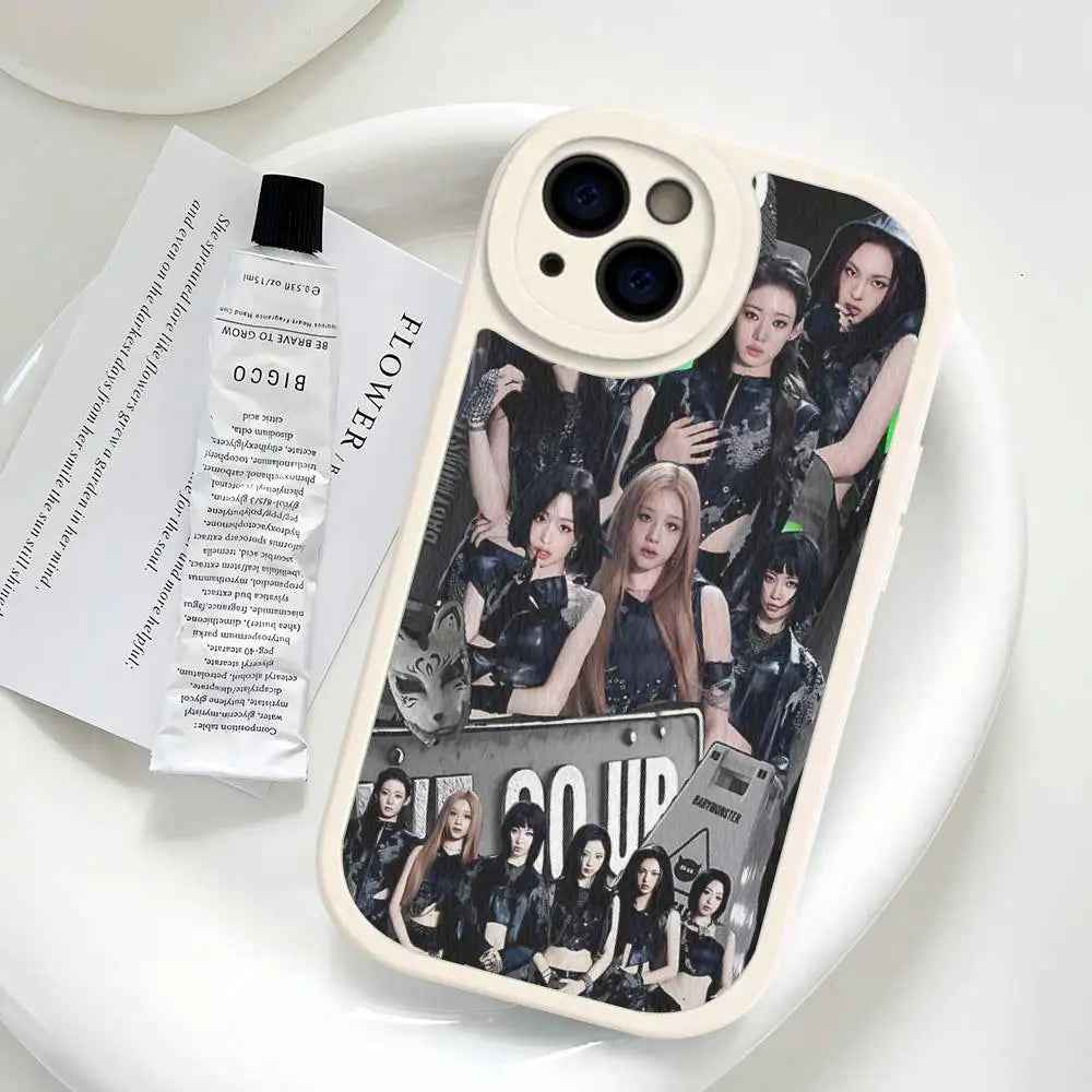 BABYMONSTER Fan Art PU Leather iPhone Case - BABYMONSTER Phone Case