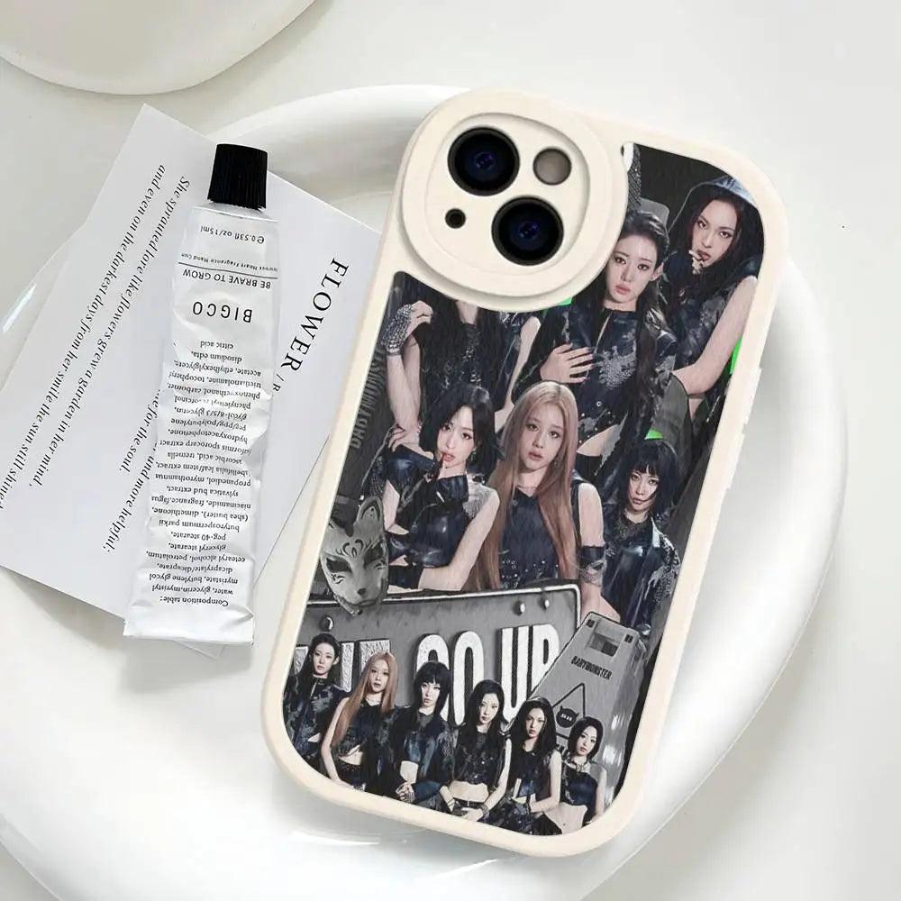 BABYMONSTER Fan Art PU Leather iPhone Case - BABYMONSTER Phone Case