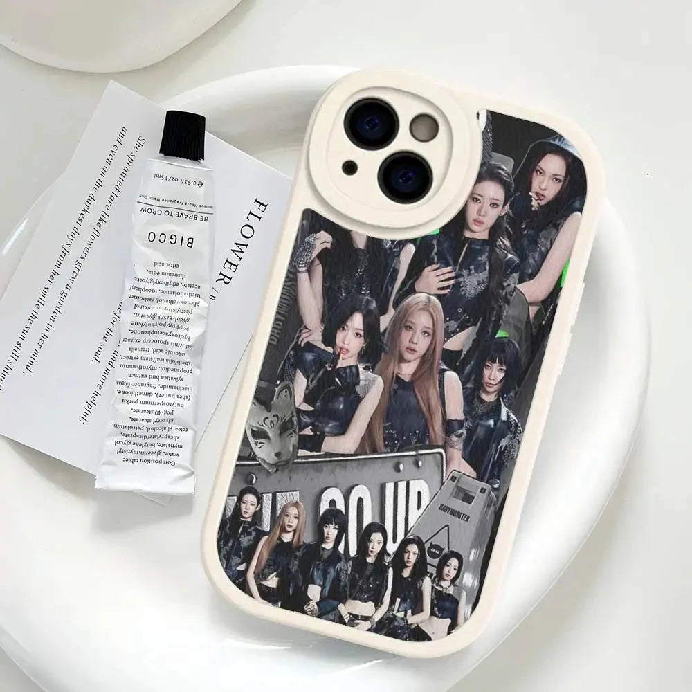 BABYMONSTER Fan Art PU Leather iPhone Case - BABYMONSTER Phone Case