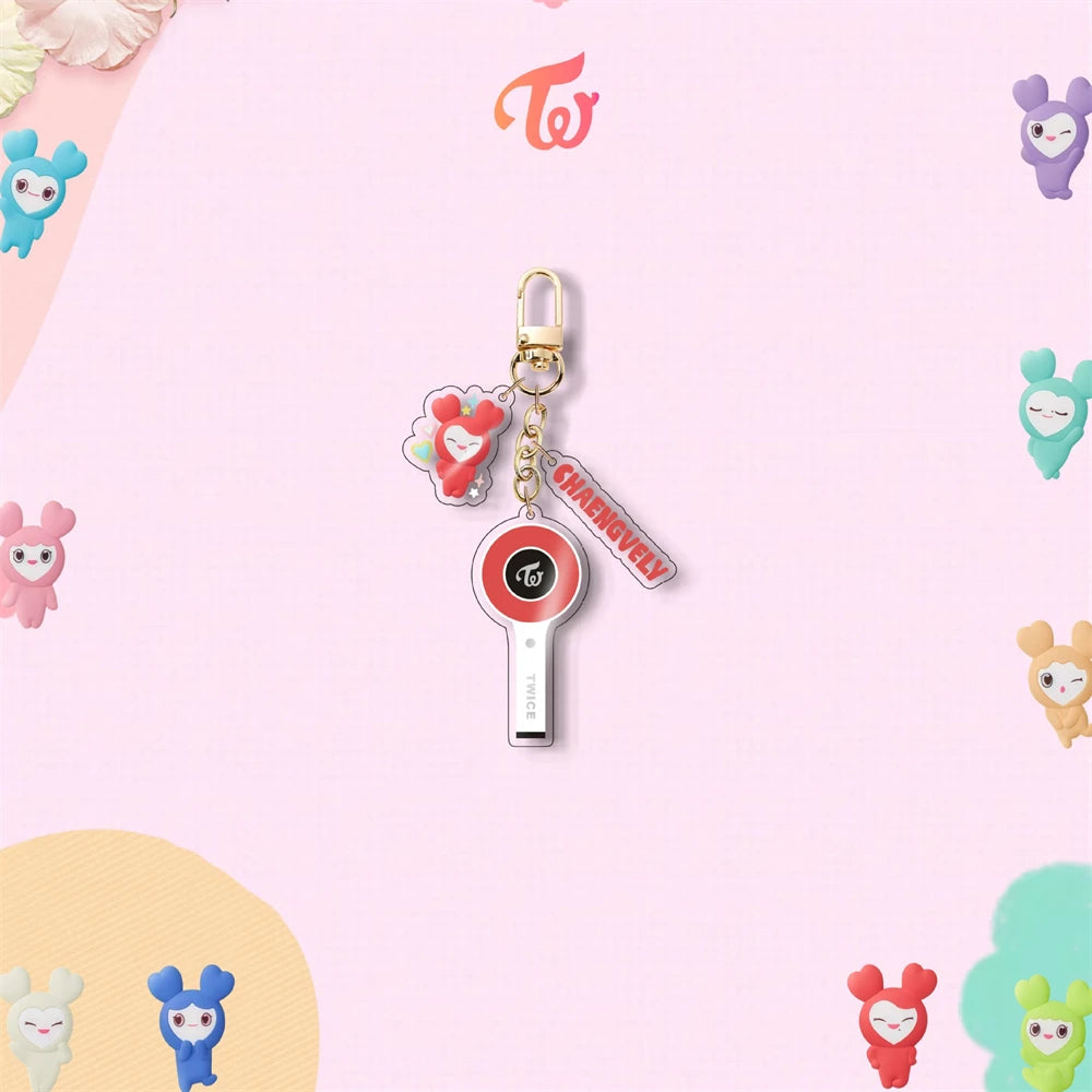 TWICE Mini Lightstick Acrylic Pendant Keyring CHAEYOUNG