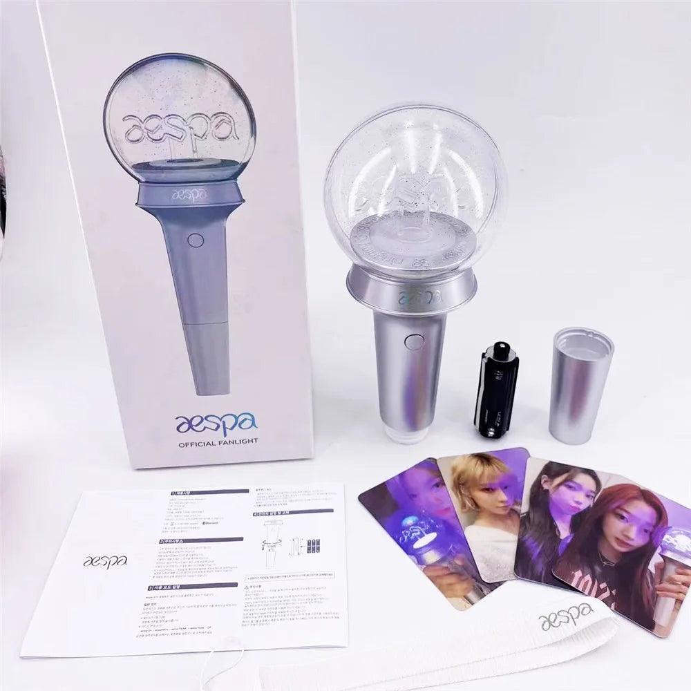 aespa Official Fanlight aespa logo detail close-up