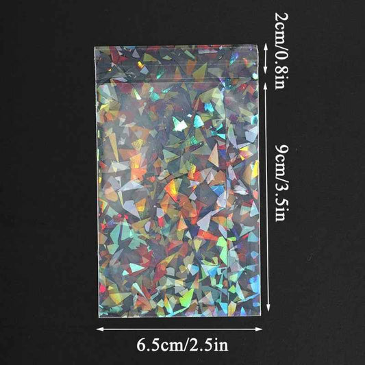 Holographic Photocard Sleeves 50-Pack Star variant - Laser card protectors for Kpop photocards
