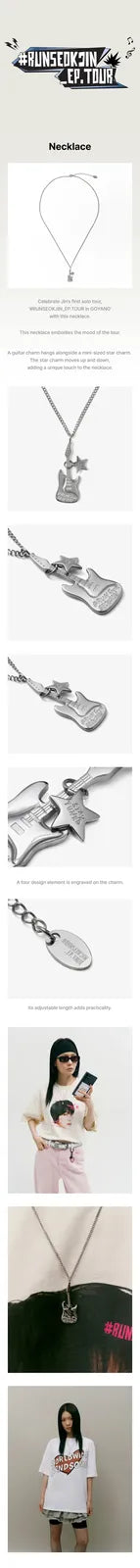 (RUNSEOKJIN_EP TOUR MD) BTS JIN Necklace