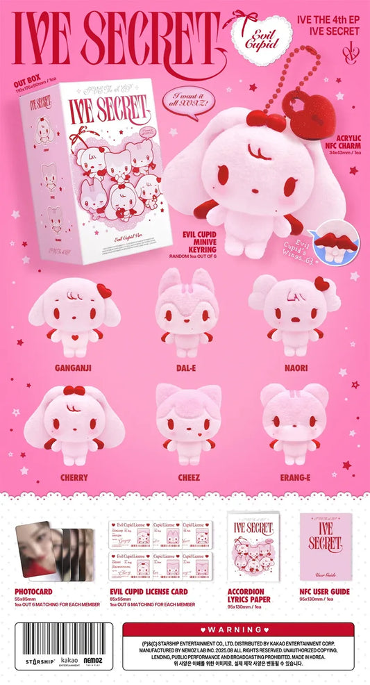 IVE Secret 4th Mini Album Evil Cupid Platform Ver. - IVE DIVE Kpop Album