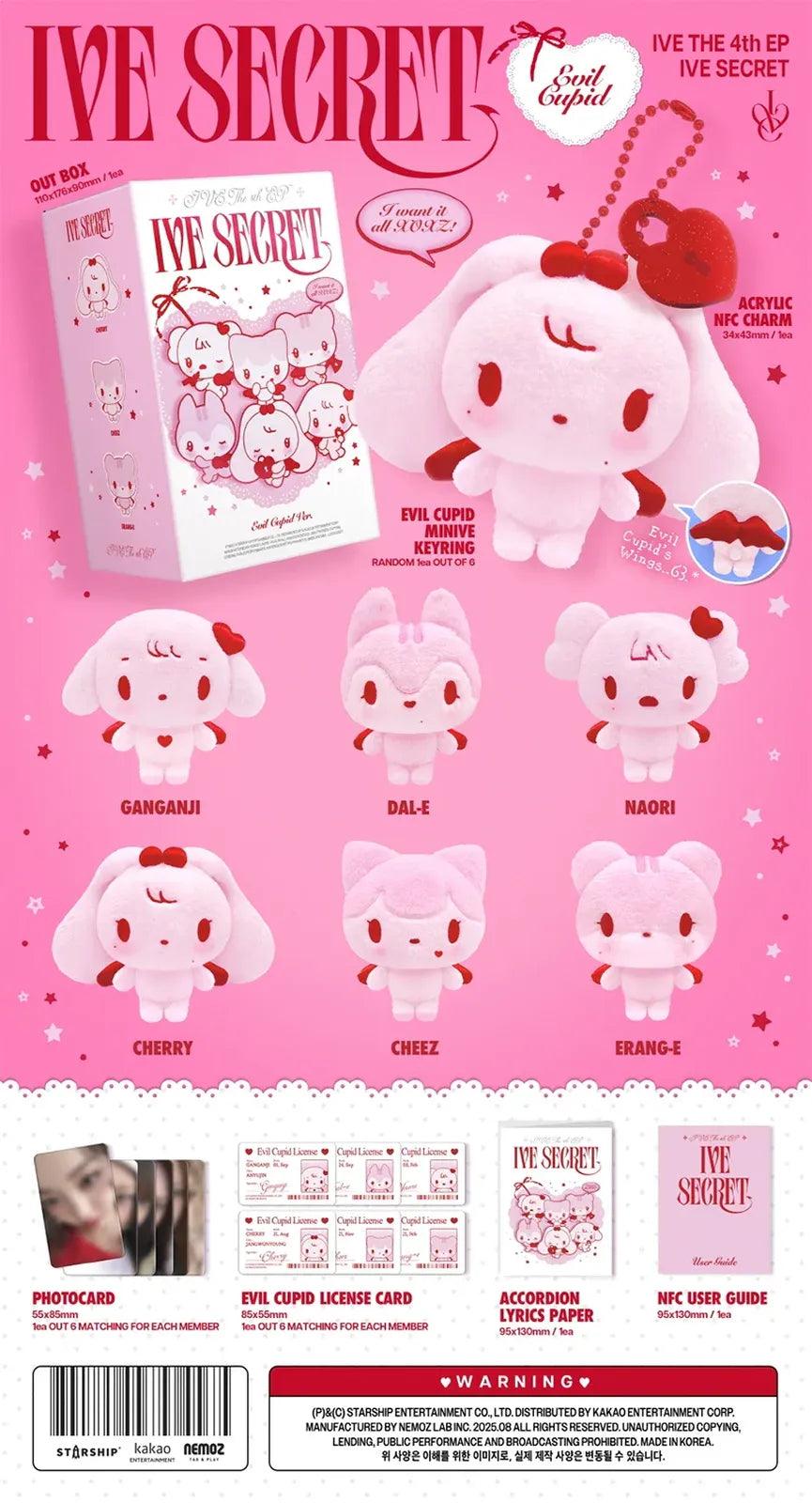 IVE SECRET 4th Mini Album Evil Cupid Platform Ver. - IVE Album