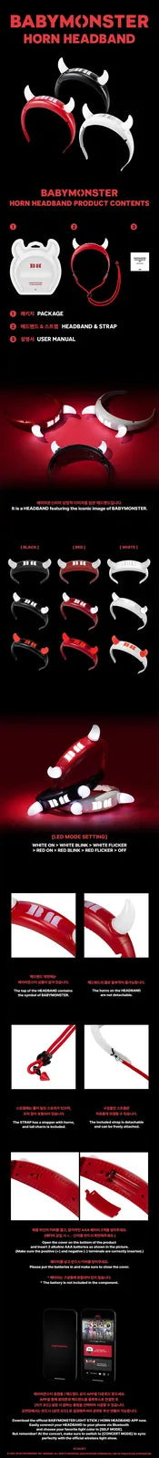 BABYMONSTER - OFFICIAL HORN HEADBAND