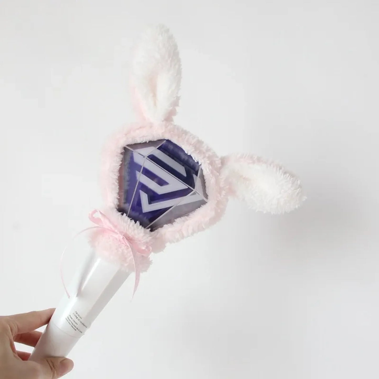 Super Junior Lightstick Lamp Cover Plush White Pink