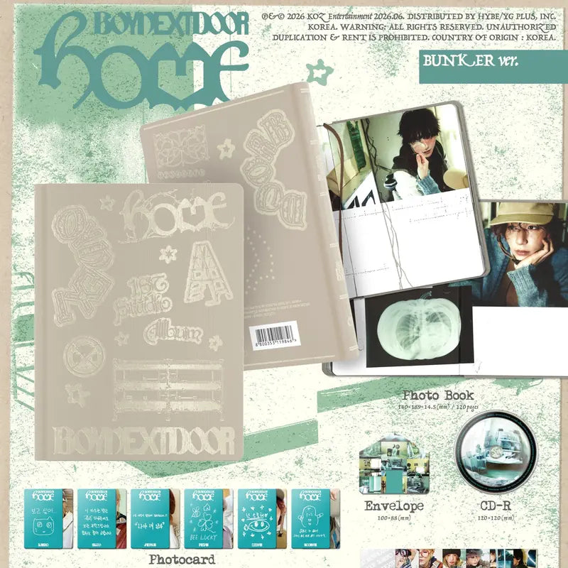 HOME 1st Studio Album BUNKER Ver. - BOYNEXTDOOR Album