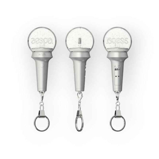 aespa Official Mini Fanlight Keyring - Mini Lightstick Keychain