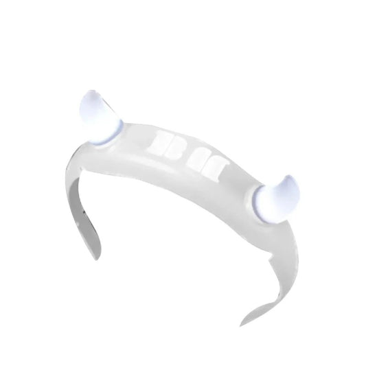 Lightstick Shop white BABYMONSTER horn headband accessory for concerts and everyday wear.