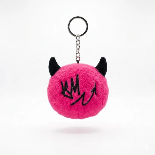 Devil Horn 10cm Plush Keyring Pink - BABYMONSTER Plush
