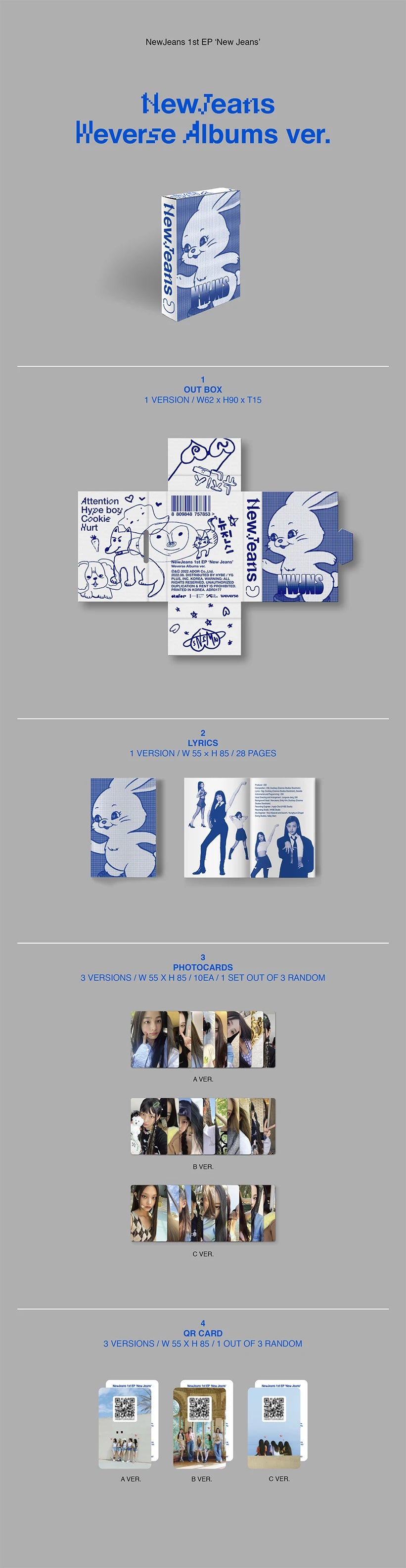 NewJeans - New Jeans 1st EP (Weverse Albums ver.)