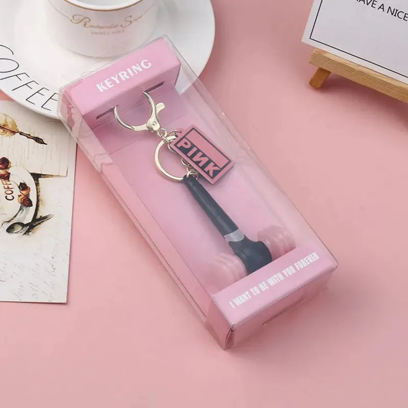 BlackPink Lightstick Keychain Pink