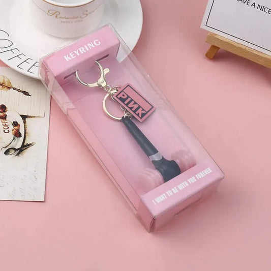 BlackPink Lightstick Keychain Pink