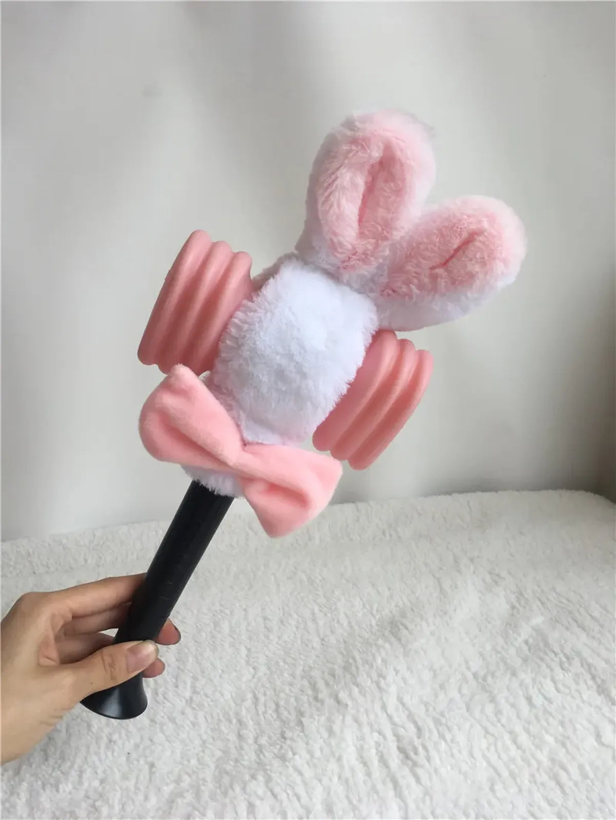 Blackpink Lightstick Rabbit Plush Cover Black B9