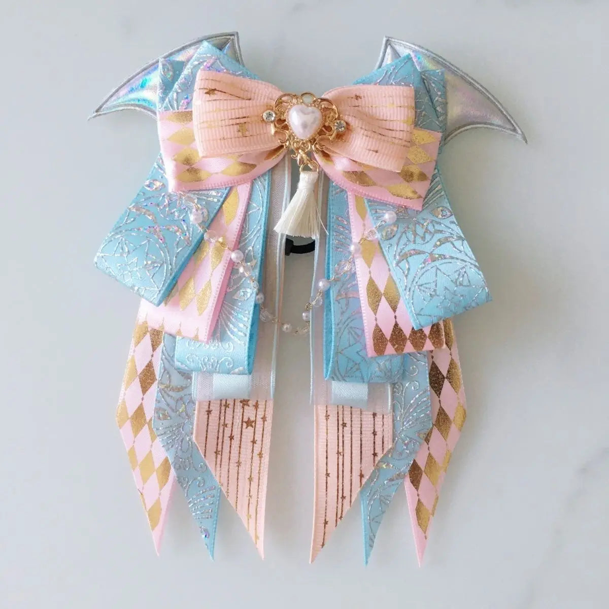 Cosmic Lightstick Accessory - Heart Gems Decoration pink blue