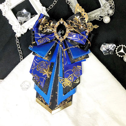 Royal Style Lightstick Bow Gem blue black