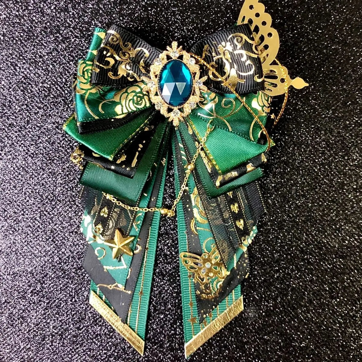 Royal Style Lightstick Bow black green