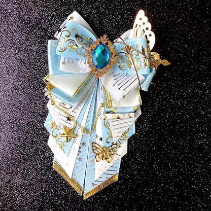 Royal Style Lightstick Bow blue white