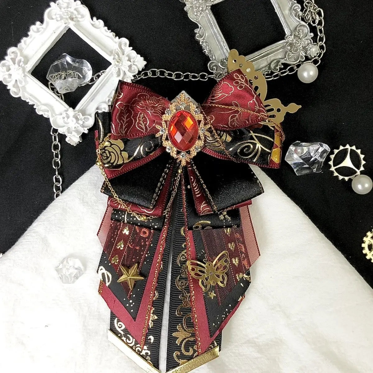Royal Style Lightstick Bow red black