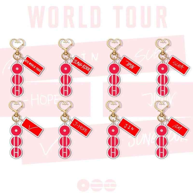 BTS Members Acrylic Keychain - BTS Keyring