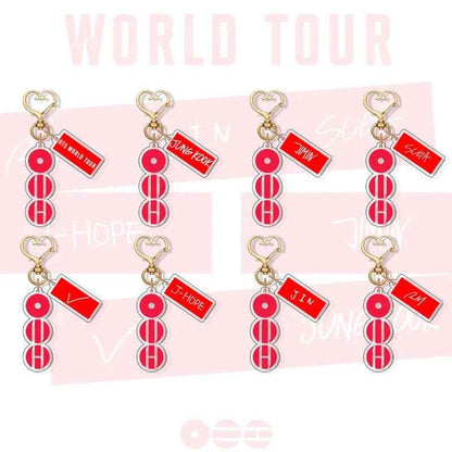 BTS Members Acrylic Keychain - BTS Keyring