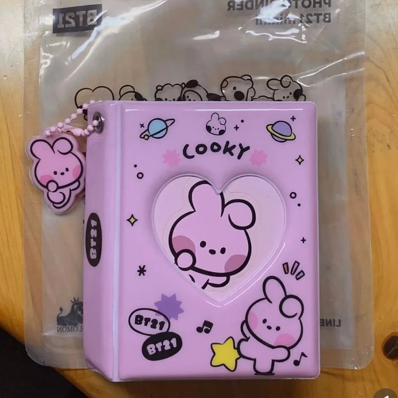 [BTS] BT21 Photocard Book 32pcs cooky with Pendant