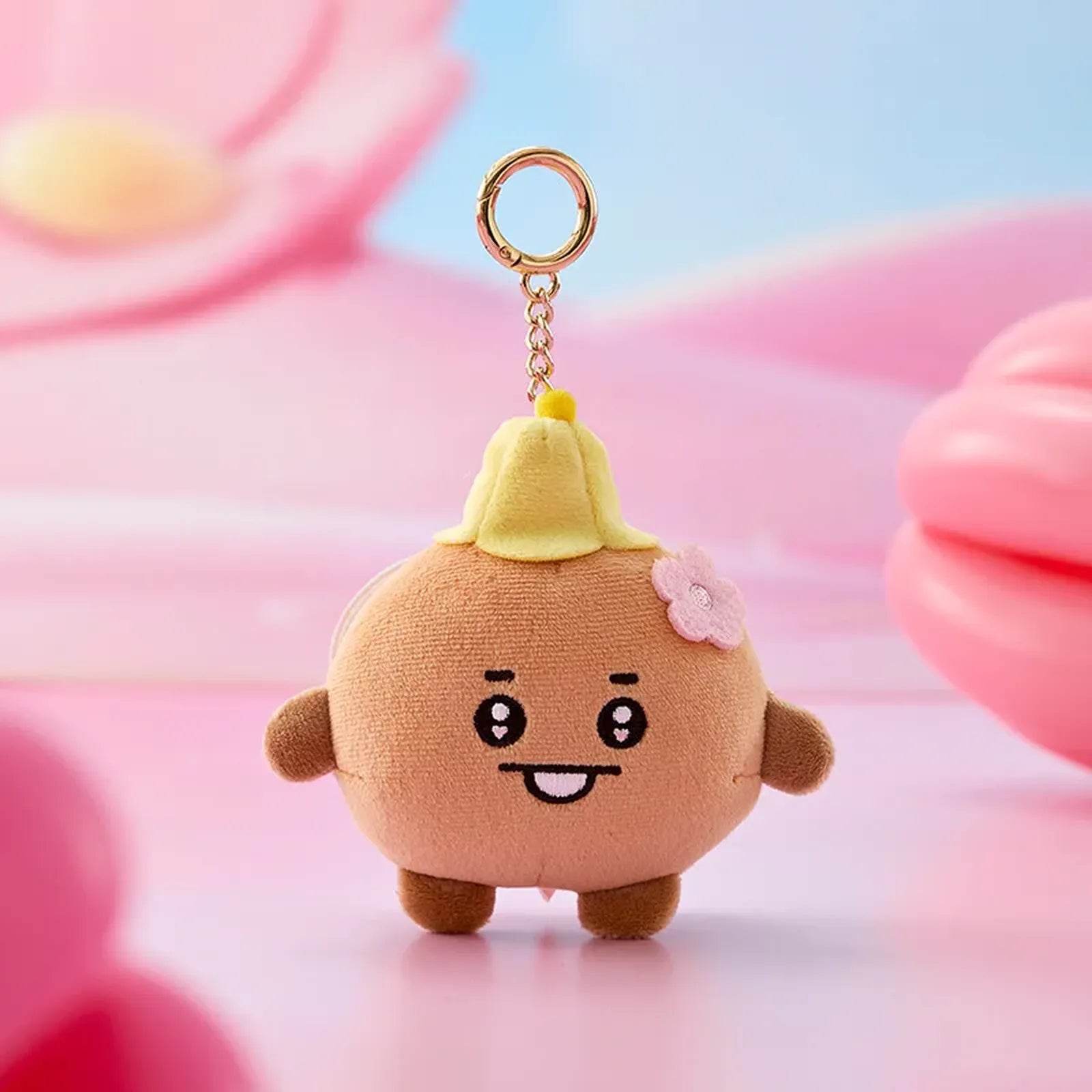 [BTS] BT21 Plush Doll Keychain Pendant Shooky