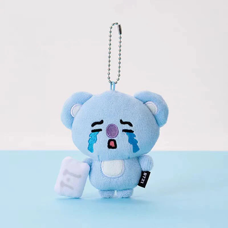 [BTS] BT21 TearDrop Plush Keyring Today's Face libnasd02