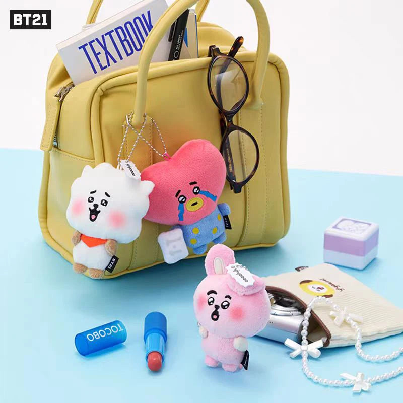 [BTS] BT21 TearDrop Plush Keyring Today's Face