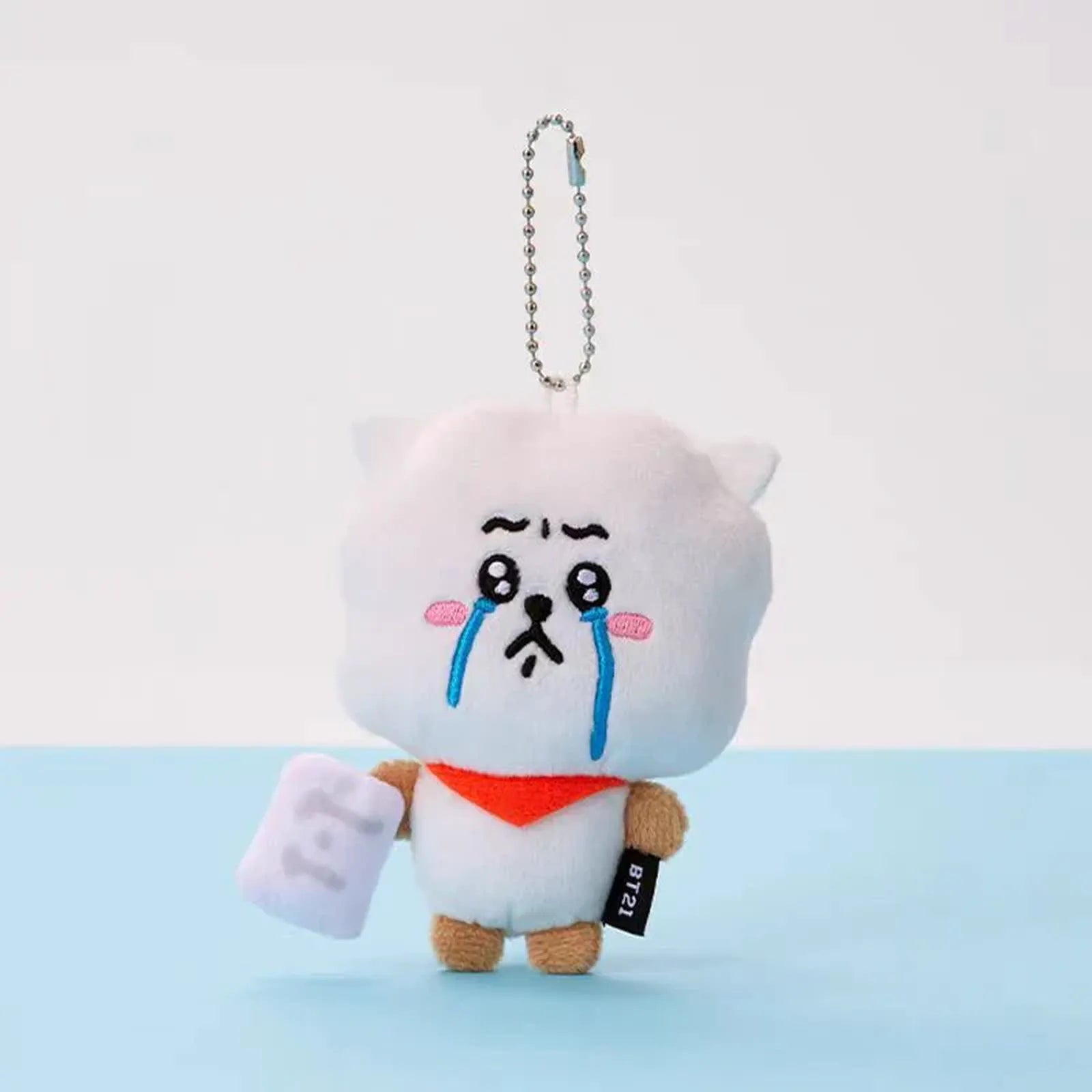[BTS] BT21 TearDrop Plush Keyring Today's Face libnasd01