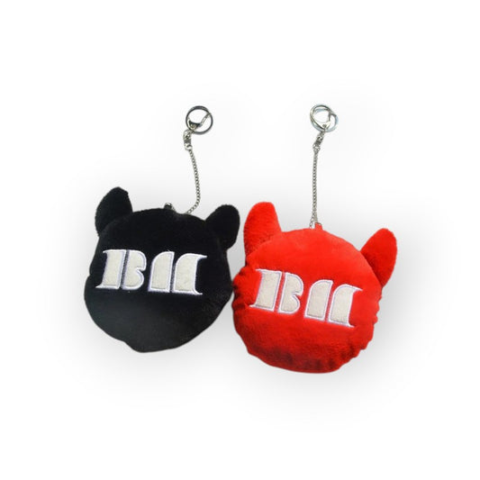 Devil Horn Mini Coin Bag Keychain 10CM Black - BABYMONSTER Keychain