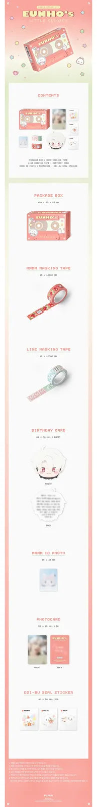 PLAVE Eunho 2025 Birthday Kit Memorabilia Set - PLAVE ASTERUM Kpop Collectible