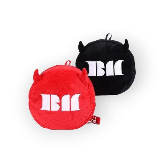 Devil Horn Plush Backpack Black - BABYMONSTER Backpack