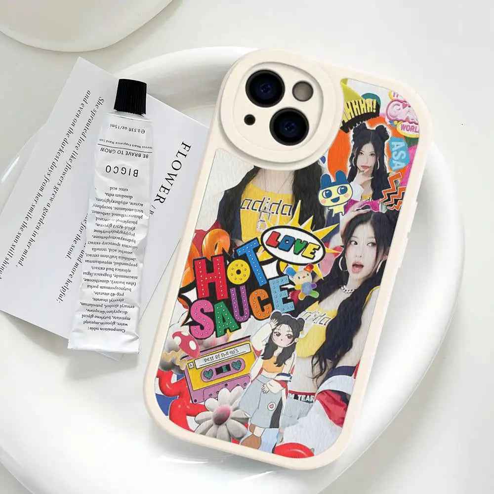 BABYMONSTER Fan Art PU Leather iPhone Case Design 3 - BABYMONSTER Phone Case