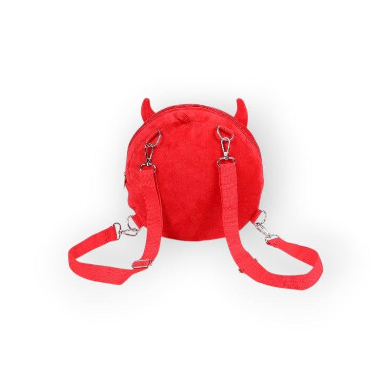 Devil Horn Plush Backpack Red - BABYMONSTER Backpack