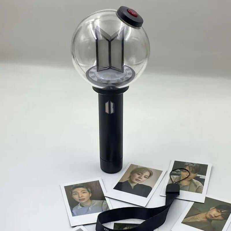 Official BTS Army Bomb Lightstick Ver.4 globe detail - BTS Lightstick