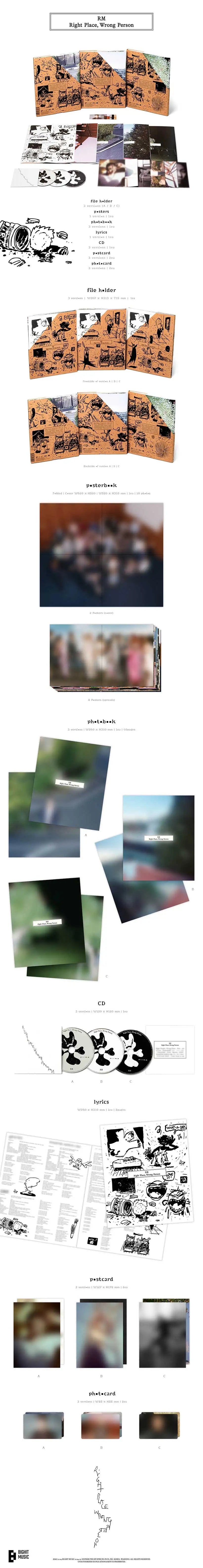 (Random) BTS RM - RIGHT PLACE, WRONG PERSON