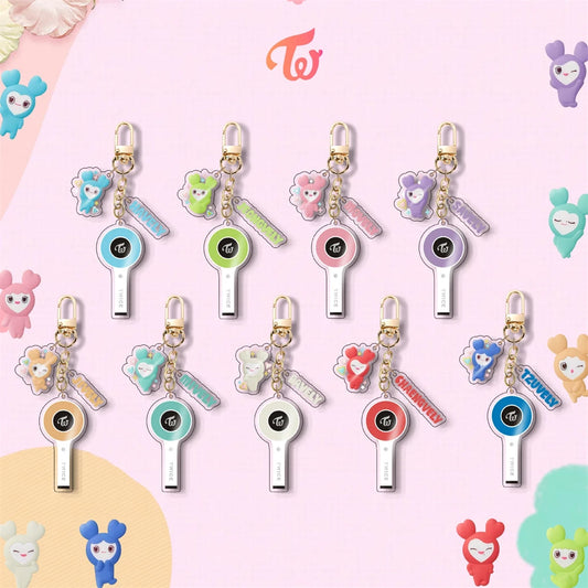 TWICE Mini Lightstick Acrylic Pendant Keyring