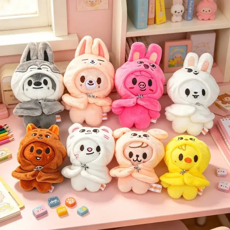 SKZOO Hooded Mini Plushies 8-Pack Set - Stray Kids SKZ Kpop Plush