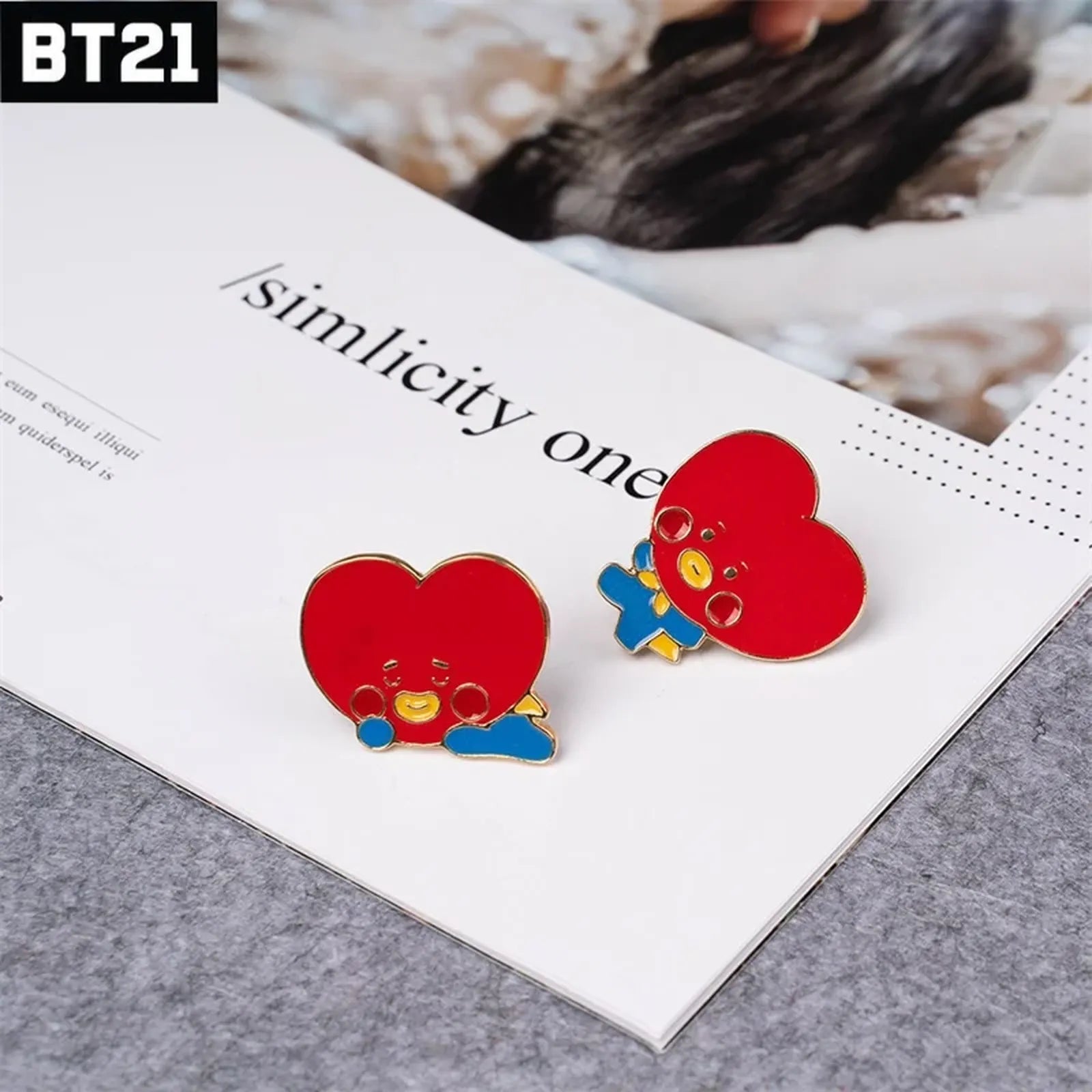 [BTS] BT21 Pins Collection TATA-2PCS