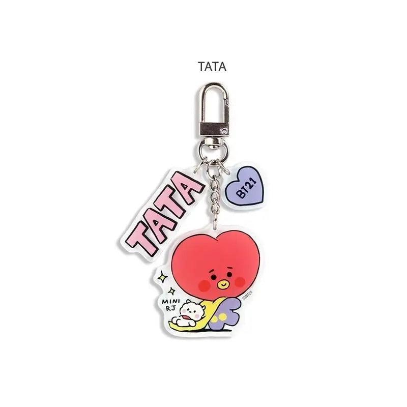 BT21 Acrylic Cartoon Keychain Chimmy - BTS Keyring