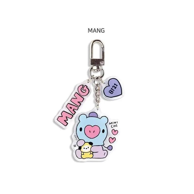 BT21 Acrylic Cartoon Keychain Shooky - BTS Keyring