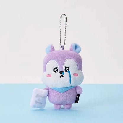 [BTS] BT21 TearDrop Plush Keyring Today's Face libnasd07
