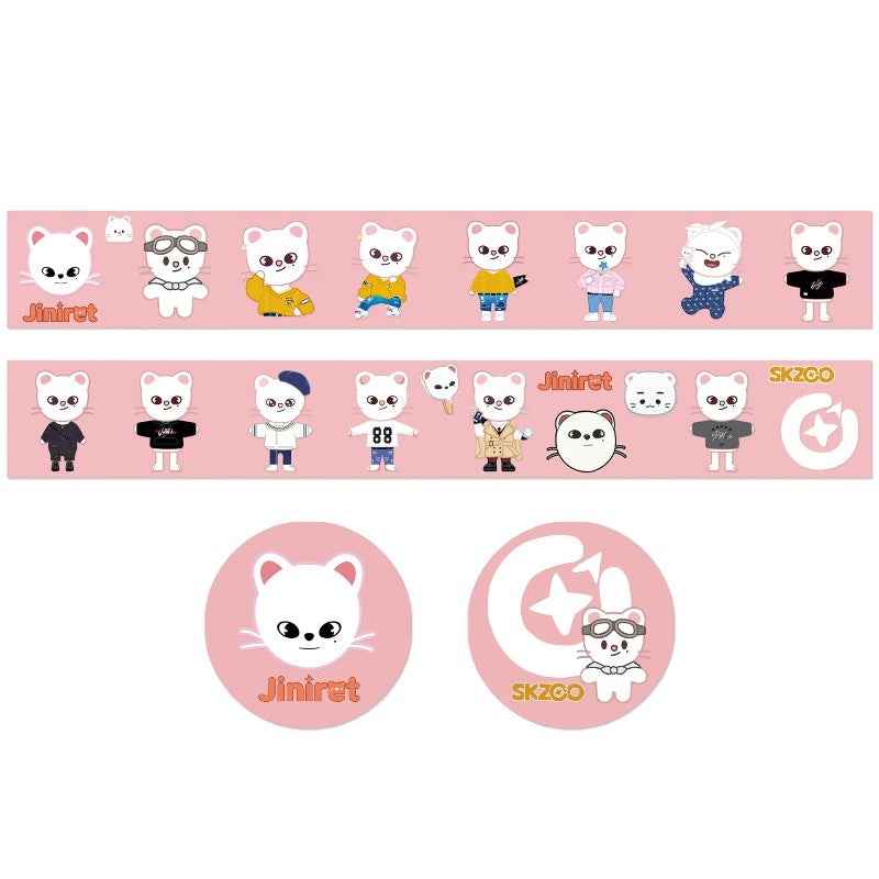 SKZOO Washi Paper Tape ALL Set - Stray Kids SKZ All 8 Characters Washi Tape