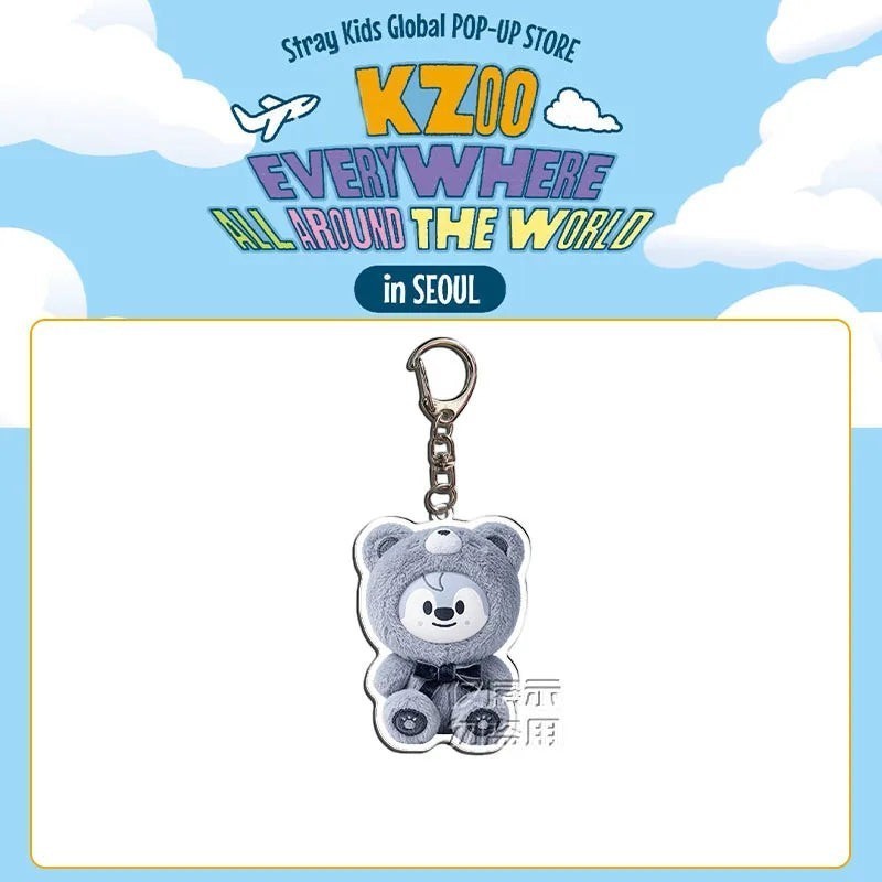Stray Kids Global Flash 5CM Acrylic Keychain GL7 - SKZ STAY