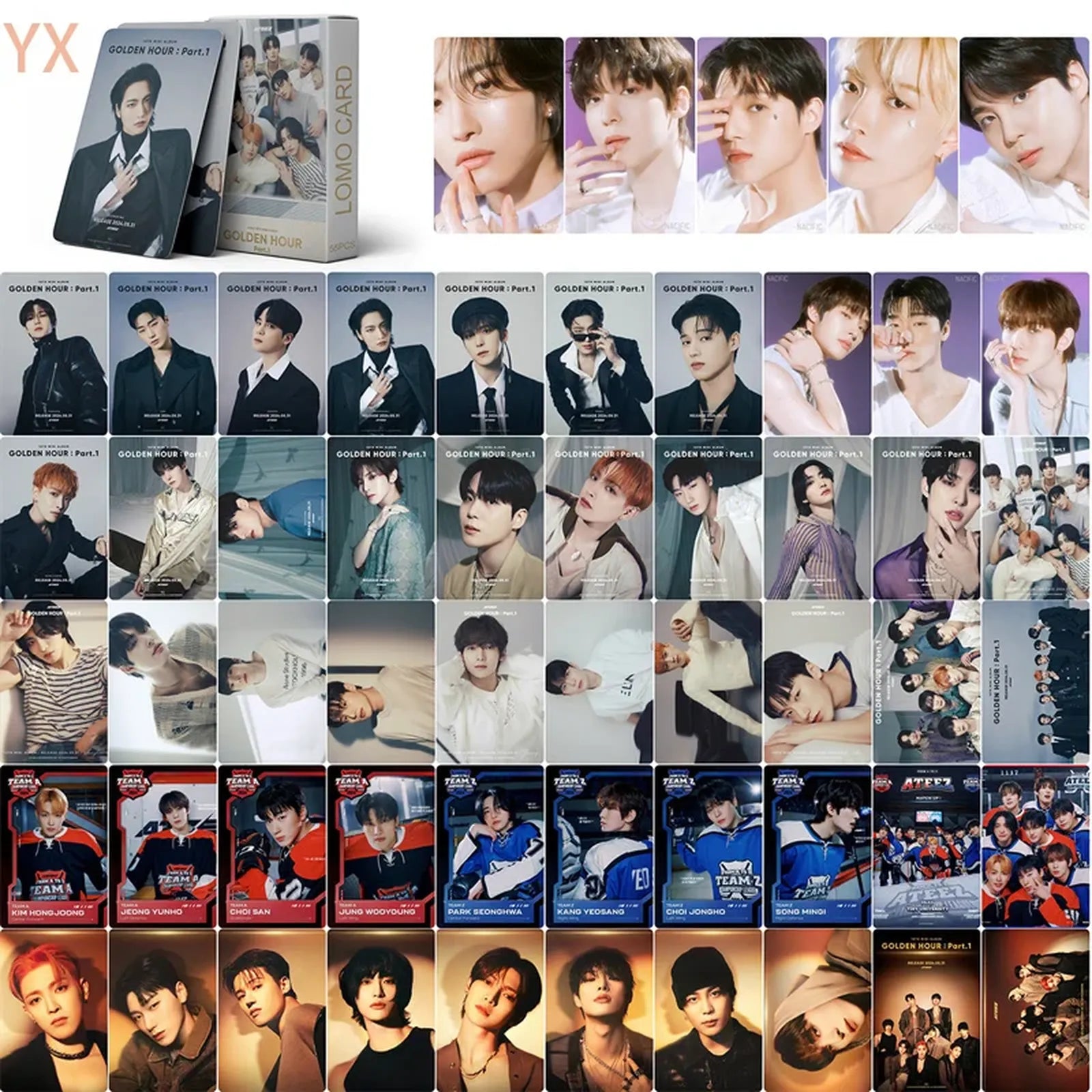 ATEEZ SUMMER Photocards YX-5-AT02
