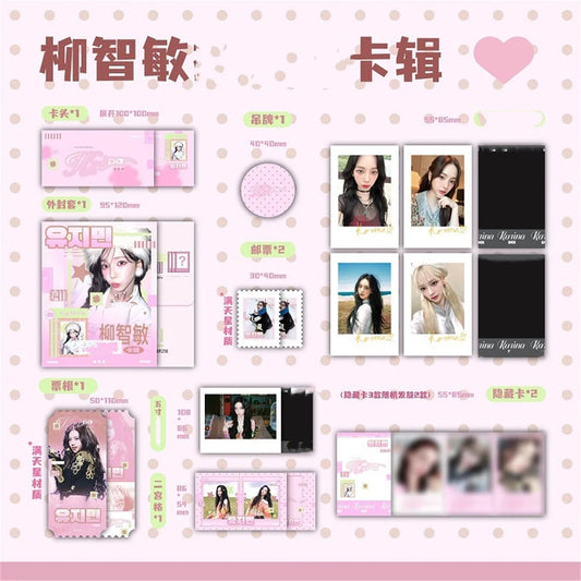 [Karina - Aespa] Gift Pack (Cards, Stickers, Pins) KARINA Option 1